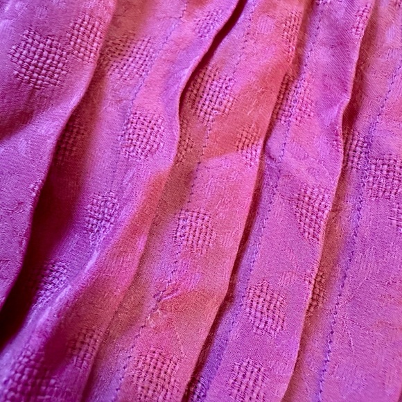 Carole Little St. Tropez  Pink Silk Shirt - Picture 7 of 8